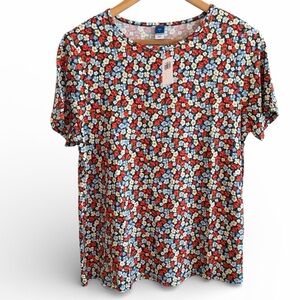 Old Navy Floral Short Sleeve Top NWT
